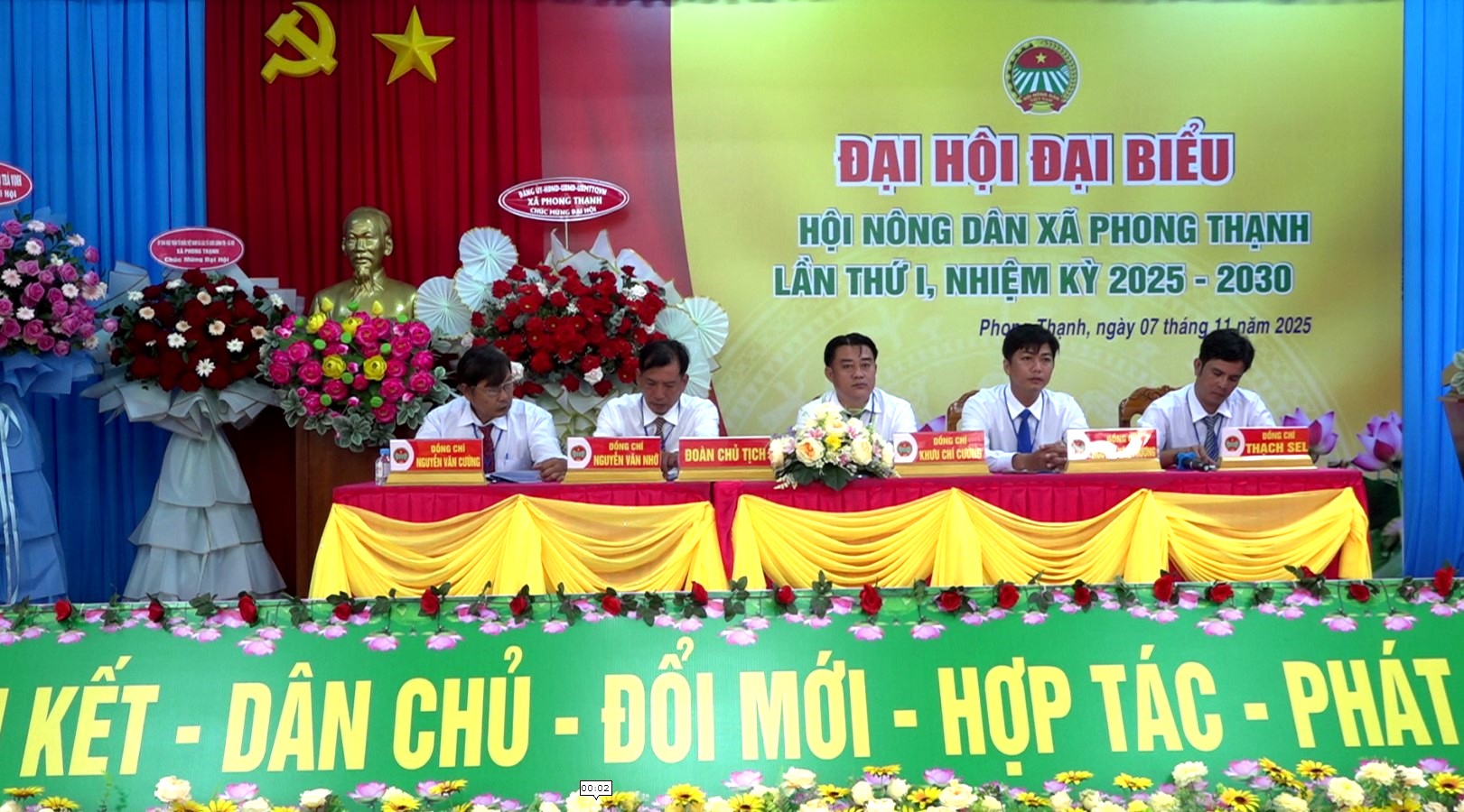 Hội Nông dân xã Phong Thạnh tổ chức Đại hội đại biểu lần thứ I, nhiệm kì 2025-2030