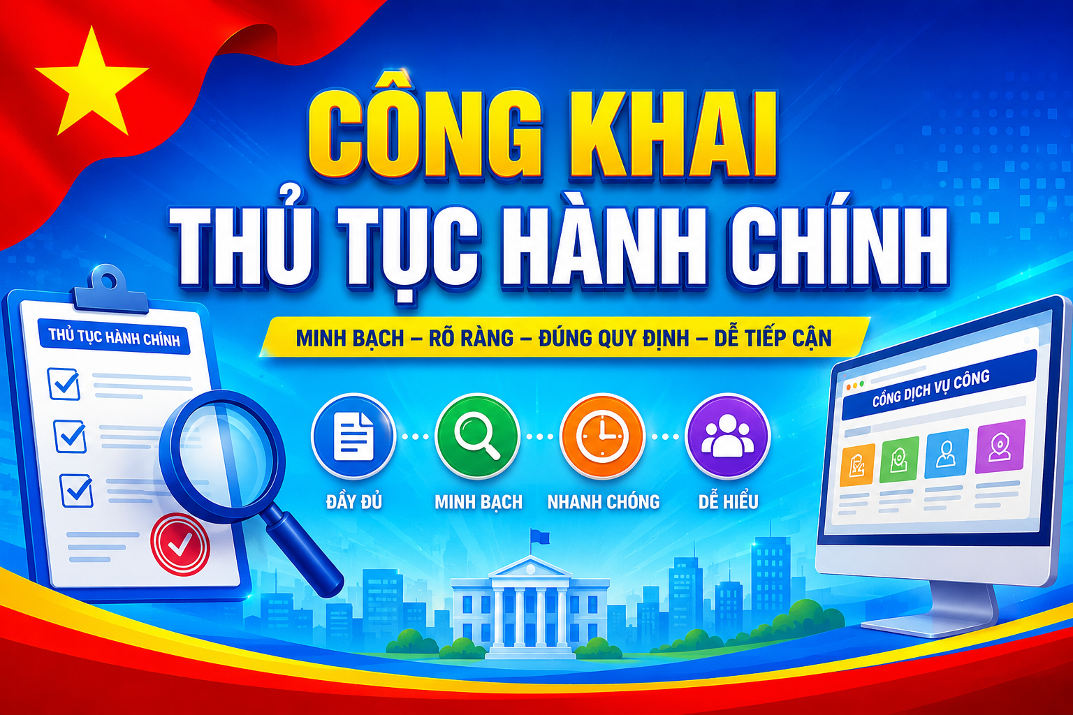Thủ tục hành chính thực hiện không phụ thuộc vào địa giới hành chính trên địa bàn tỉnh Vĩnh Long