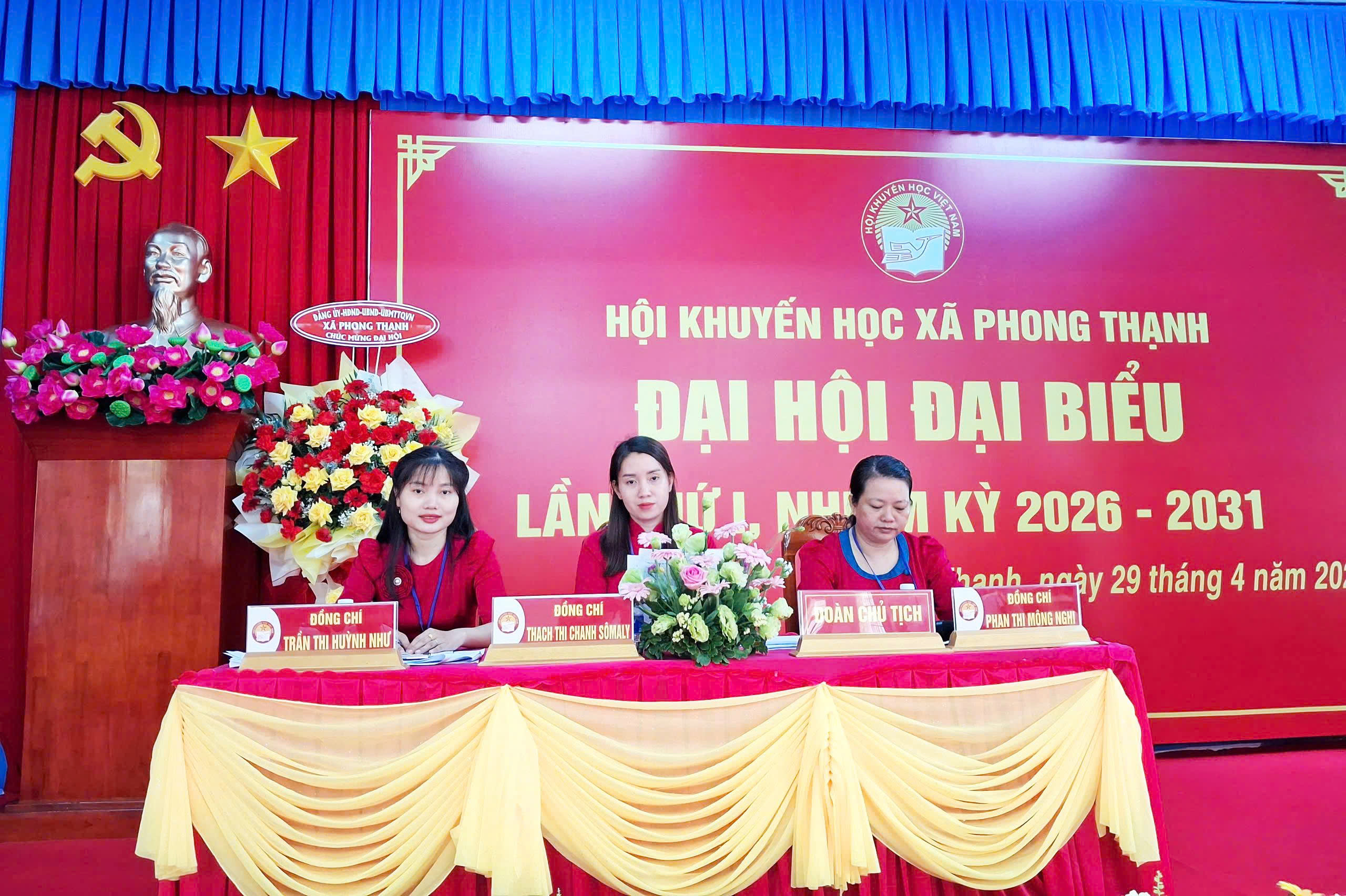 Hội Khuyến học xã Phong Thạnh tổ chức thành công Đại hội đại biểu lần thứ I, nhiệm kỳ 2026 - 2031