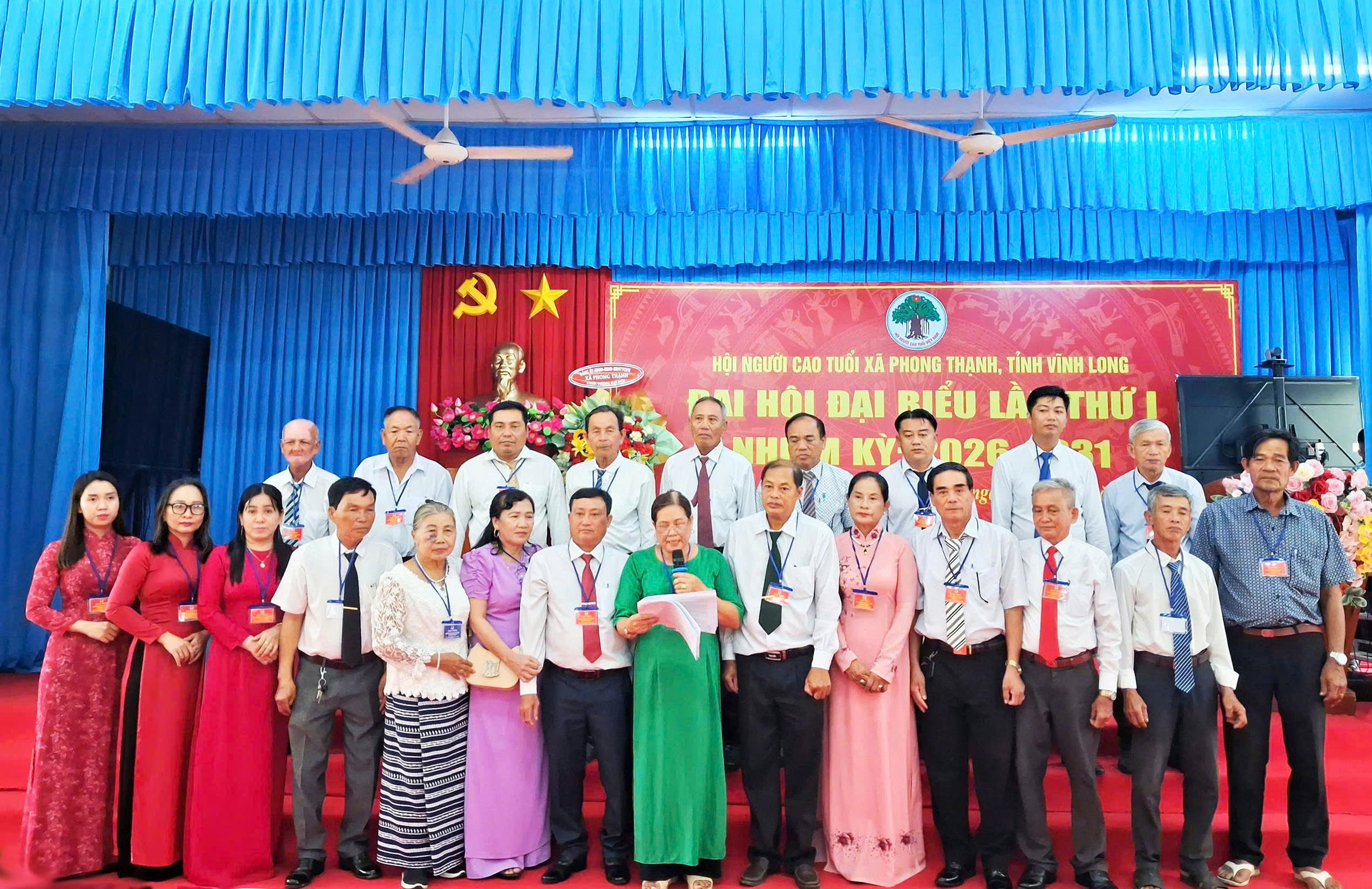 Đại hội đại biểu Hội Người cao tuổi xã Phong Thạnh lần thứ I, nhiệm kỳ 2026-2031 thành công tốt đẹp